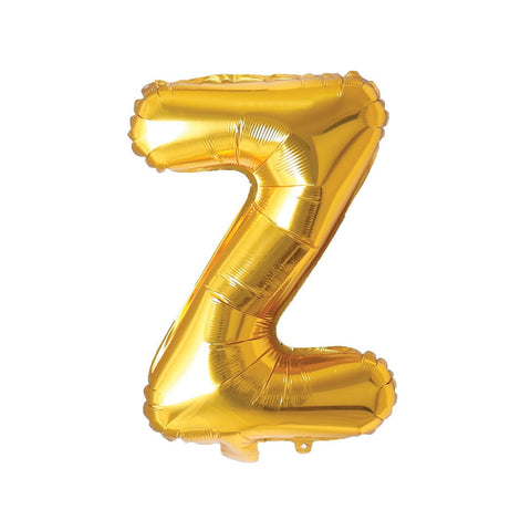 Buy Balloons Gold Letter Z Foil Balloon, 16 Inches sold at Balloon Expert