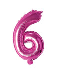 Buy Balloons Pink Number 6 Foil Balloon, 16 Inches sold at Balloon Expert