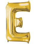 Buy Balloons Gold Letter E Foil Balloon, 32 Inches sold at Balloon Expert