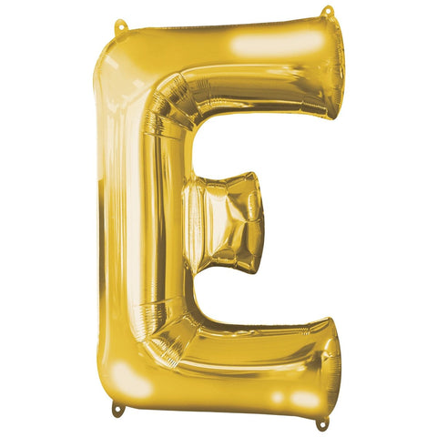 Buy Balloons Gold Letter E Foil Balloon, 32 Inches sold at Balloon Expert