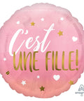 Buy Balloons Mylar 18 in. - C'est Une Fille ! sold at Balloon Expert