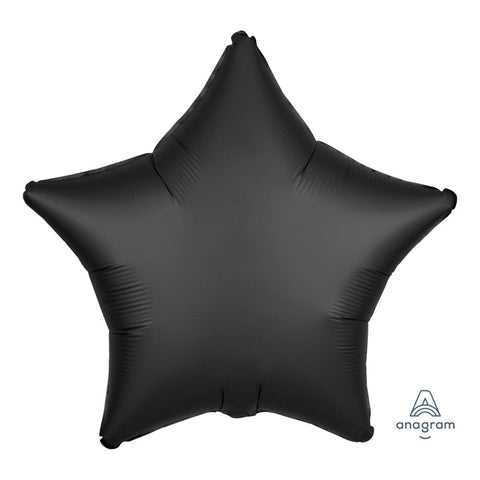 Buy Balloons Black Star Shape Foil Balloon, 18 Inches sold at Balloon Expert