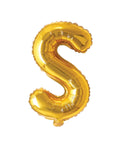 Buy Balloons Gold Letter S Foil Balloon, 16 Inches sold at Balloon Expert
