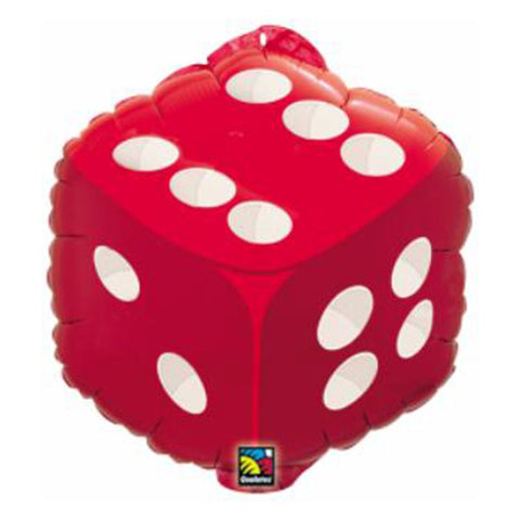 Buy Balloons Dice Foil Balloon, 18 Inches sold at Balloon Expert
