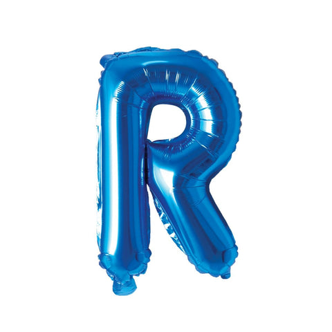 Buy Balloons Blue Letter R Foil Balloon, 16 Inches sold at Balloon Expert