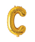 Buy Balloons Gold Letter C Foil Balloon, 16 Inches sold at Balloon Expert