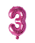 Buy Balloons Pink Number 3 Foil Balloon, 16 Inches sold at Balloon Expert