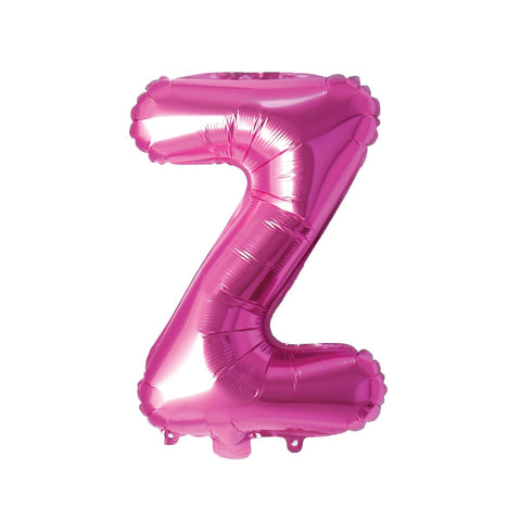 Buy Balloons Pink Letter Z Foil Balloon, 16 Inches sold at Balloon Expert