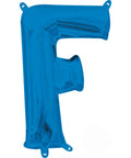 Buy Balloons Blue Letter F Foil Balloon, 36 Inches sold at Balloon Expert