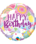 Buy Balloons Happy Birthday Fantastical Foil Balloon, 18 Inches sold at Balloon Expert