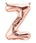 Buy Balloons Rose Gold Letter Z Foil Balloon, 34 Inches sold at Balloon Expert