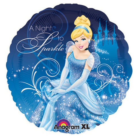 Buy Balloons Cinderella A Night To Sparkle Foil Balloon, 18 Inches sold at Balloon Expert
