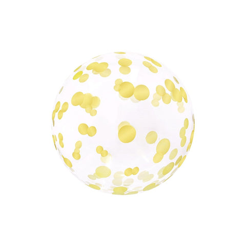 Buy Balloons Confetti Bubble Balloon, Gold, 18 Inches sold at Balloon Expert