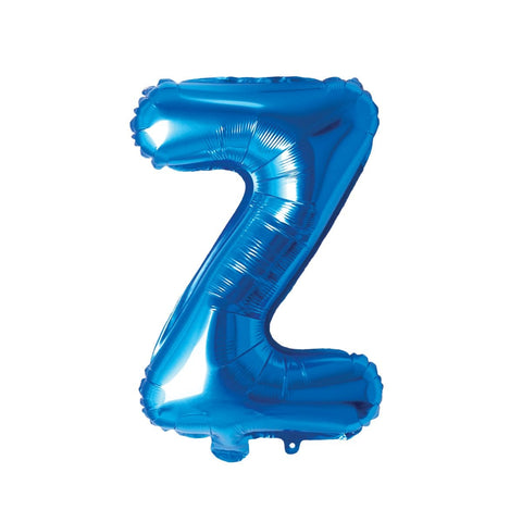 Buy Balloons Blue Letter Z Foil Balloon, 16 Inches sold at Balloon Expert