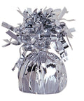silver foil balloon weight to hold bouquets down to the ground