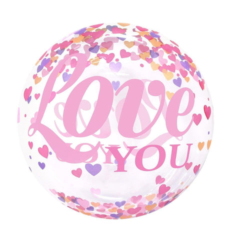 Buy Balloons Bubble Balloon HD - Love You - 20'' sold at Party Expert