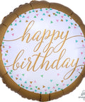 Buy Balloons Happy Birthday Pastel Foil Balloon, 18 inches sold at Balloon Expert