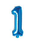 Buy Balloons Blue Number 1 Foil Balloon, 16 Inches sold at Balloon Expert