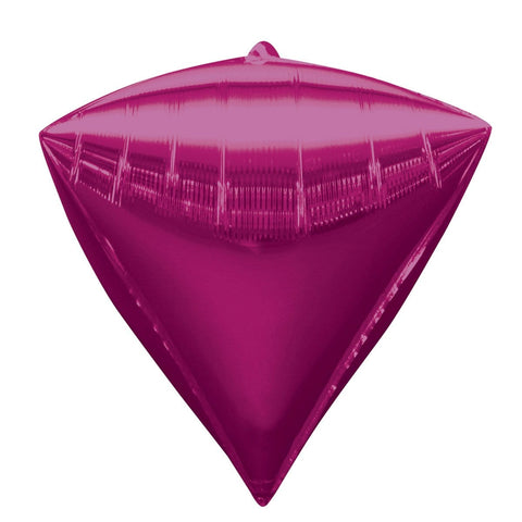 Buy Balloons Bright Pink Diamondz Balloon, 16 Inches sold at Balloon Expert
