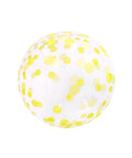 Buy Balloons Bubble Balloon - Confetti Yellow - 18'' sold at Balloon Expert