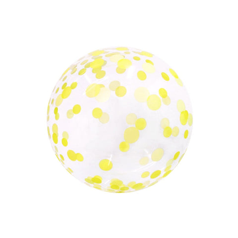 Buy Balloons Bubble Balloon - Confetti Yellow - 18'' sold at Balloon Expert