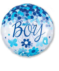 Buy Balloons Boy Confetti Supershape Balloon sold at Balloon Expert