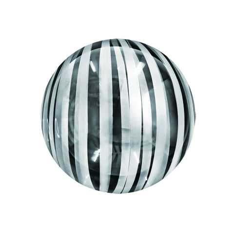 Buy Balloons Stripe Bubble Balloon, Silver, 18 Inches sold at Balloon Expert
