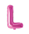 Buy Balloons Pink Letter L Foil Balloon, 16 Inches sold at Balloon Expert
