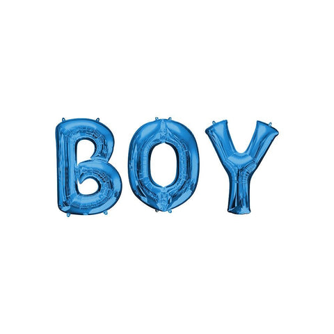 Boy Balloon Letters