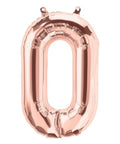 Buy Balloons Rose Gold Letter O Foil Balloon, 34 Inches sold at Balloon Expert