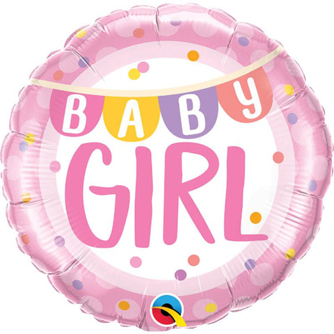 Buy Balloons Baby Girl Foil Balloon, 18 Inches sold at Balloon Expert