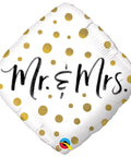 Buy Balloons Mr & Mrs Foil Balloon, 18 Inches sold at Balloon Expert