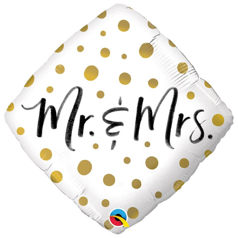 Buy Balloons Mr & Mrs Foil Balloon, 18 Inches sold at Balloon Expert