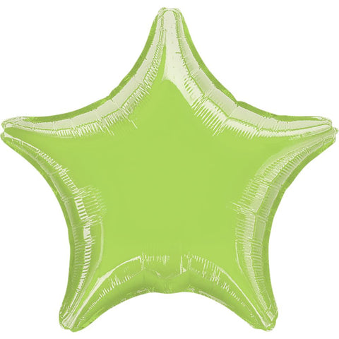 Buy Balloons Lime Green Star Foil Balloon, 18 Inches sold at Balloon Expert