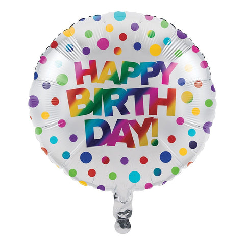 Buy Balloons Rainbow Birthday Foil Balloon, 18 Inches sold at Balloon Expert