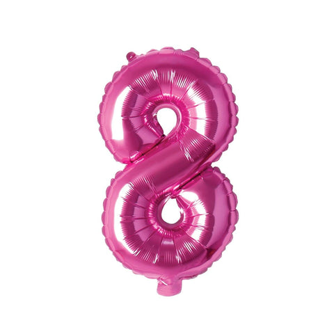 Buy Balloons Pink Number 8 Foil Balloon, 16 Inches sold at Balloon Expert