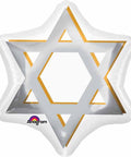 Buy Balloons Star Of David Foil Balloon, 18 Inches sold at Balloon Expert
