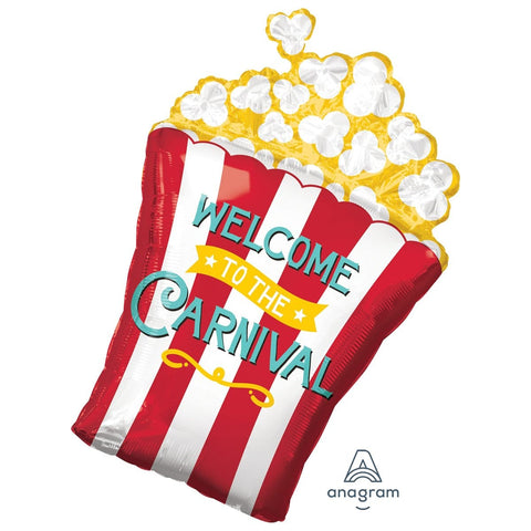 Carnival Popcorn Supershape Balloon