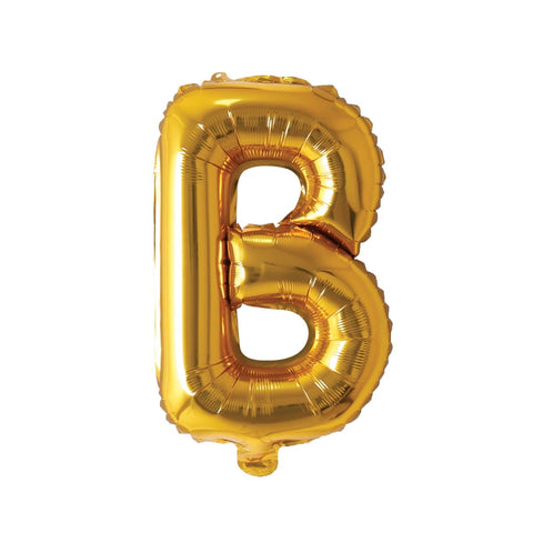 Buy Balloons Gold Letter B Foil Balloon, 16 Inches sold at Balloon Expert