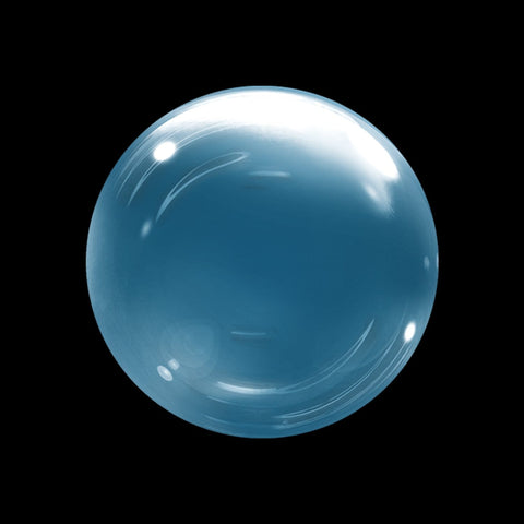 Buy Balloons Bubble Balloon, Crystal Blue, 24 Inches sold at Balloon Expert