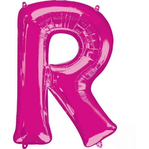 Buy Balloons Pink Letter R Foil Balloon, 36 Inches sold at Balloon Expert