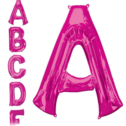 34in Pink Letter Balloon