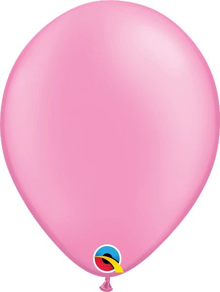 Neon Pink Latex Balloon