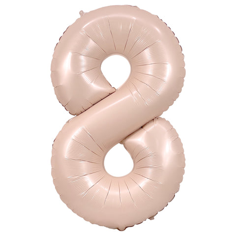 Blush Number Balloon, 34 Inches