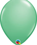 12" Wintergreen BalloonHelium Inflated from Balloon Expert